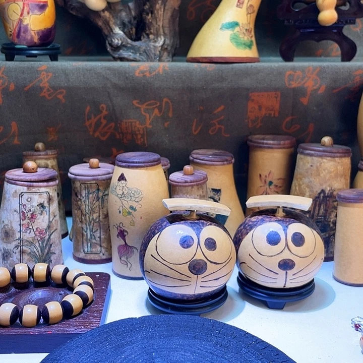 香榧木诗*淇葫芦茶叶罐