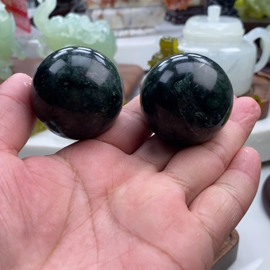 岫玉未镶嵌四大名玉手把件