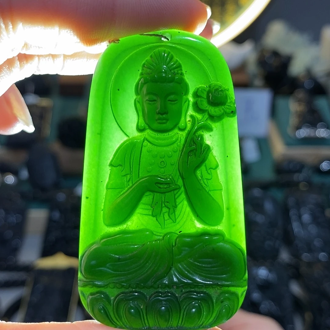 未镶嵌蛇纹石玉颈饰