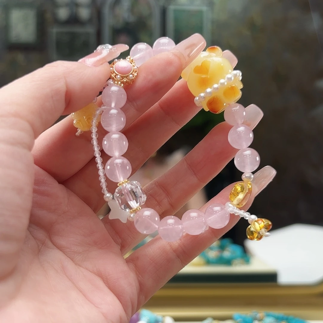 未镶嵌琥珀手链琥珀