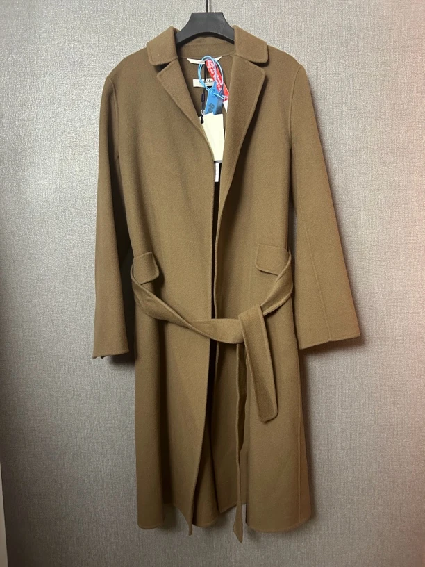 99新 MaxMara maxmara棕色大衣外套99新