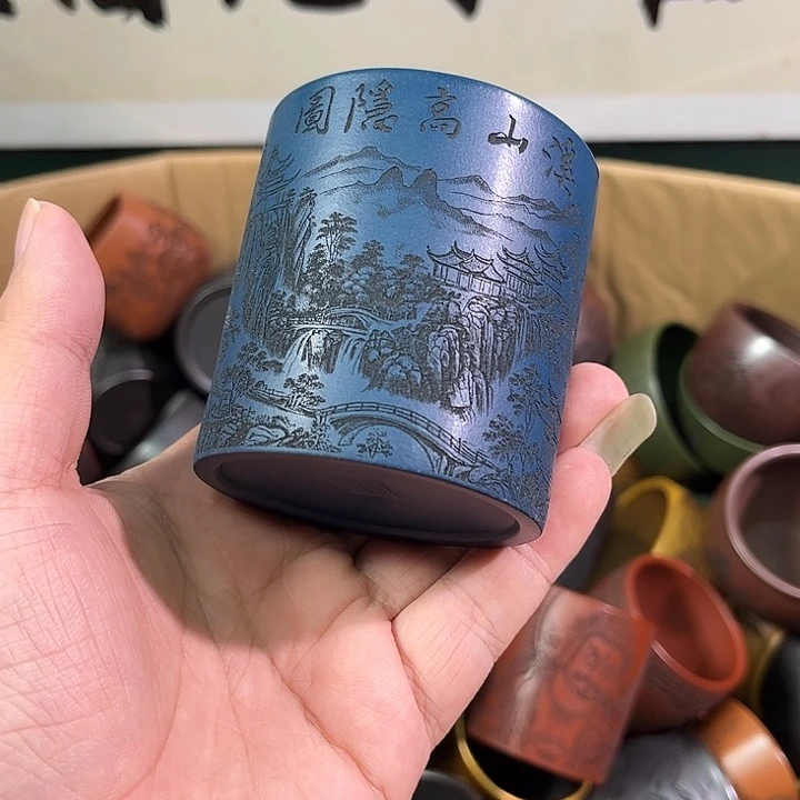 茶杯紫砂全手工紫砂主人杯
