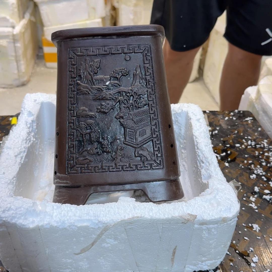 紫砂花盆口径15.20口径