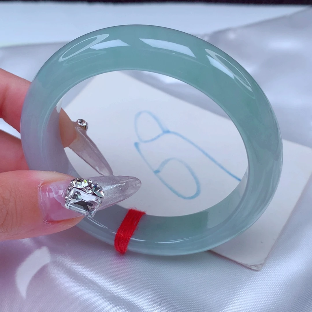 翡翠手镯未镶嵌天然缅甸翡翠A货手镯