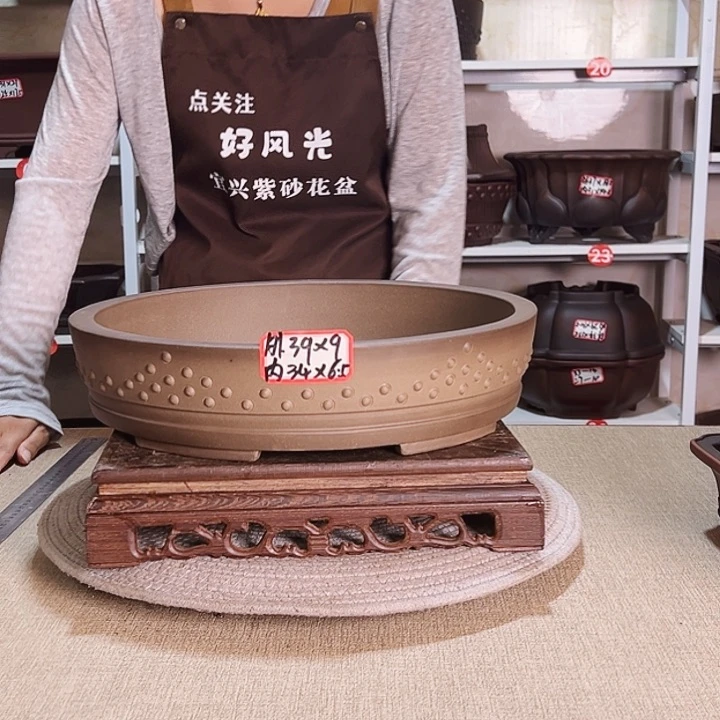 紫砂花盆紫砂花盆