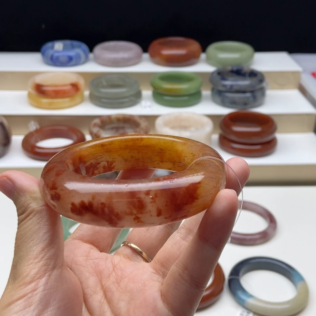 石英质玉手镯未镶嵌沐*