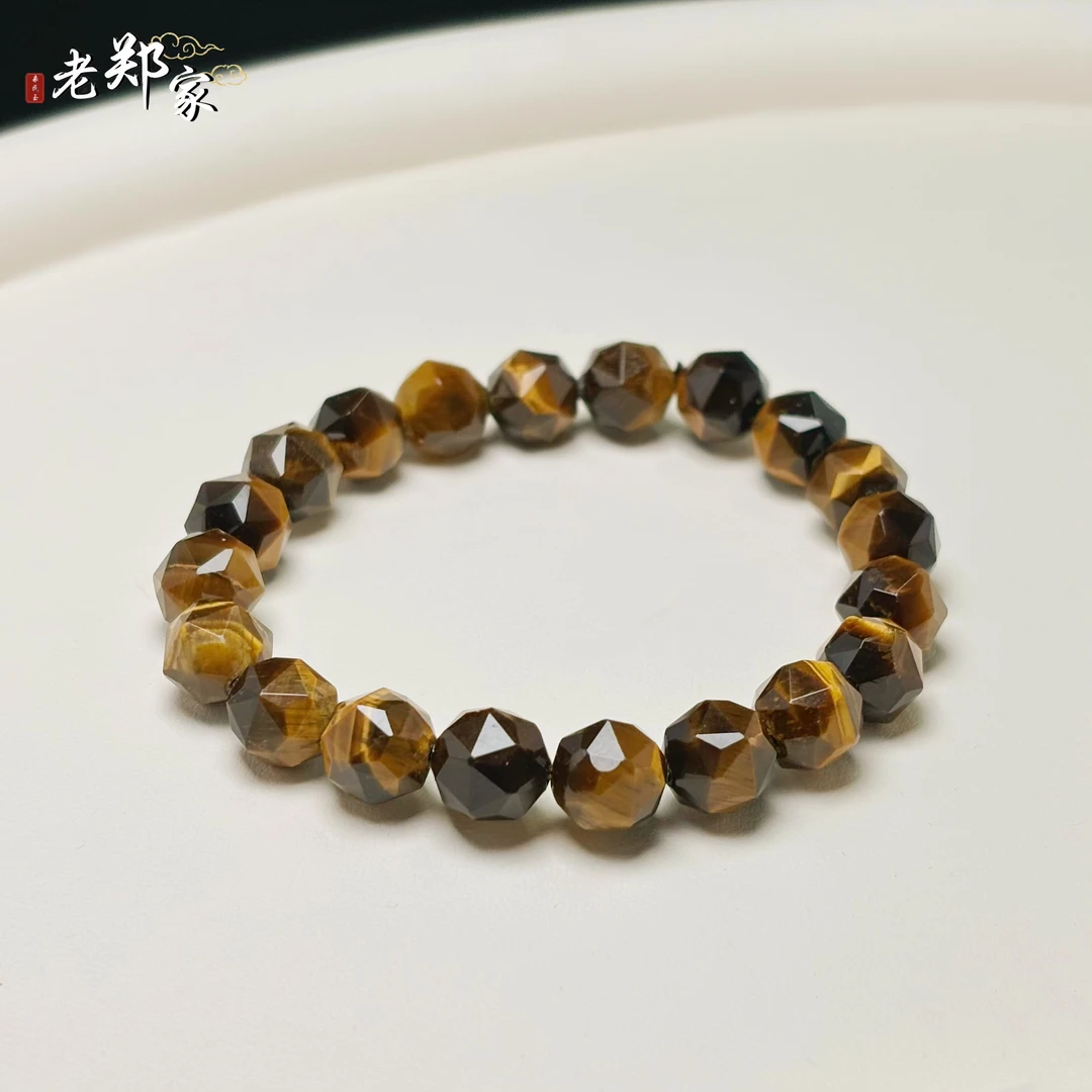 【老郑家】虎睛石手串 1095 多样性发1件 约9mm+