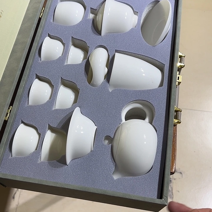 陶德化白瓷礼盒套装