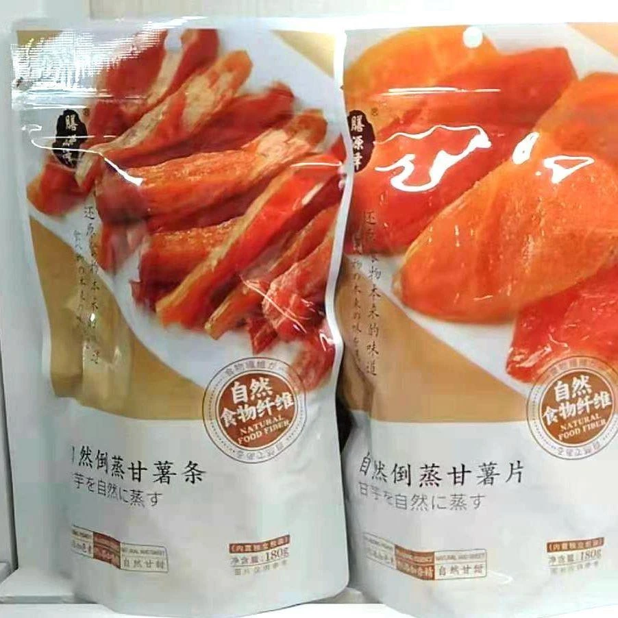 膳源泽自然倒蒸甘薯片甘薯条零食红薯办公鲜软地瓜甘甜