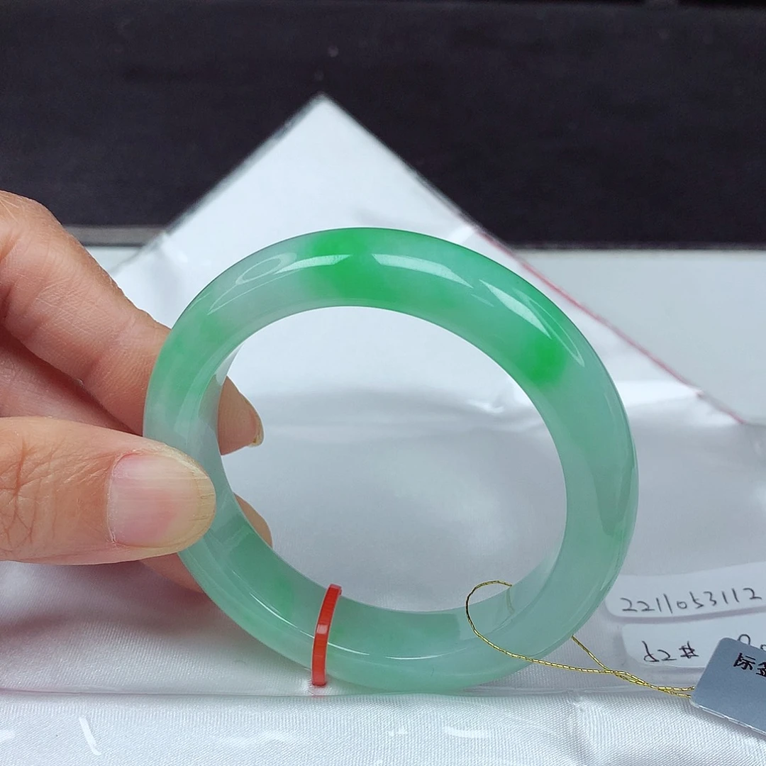 未镶嵌手镯翡翠52圈3112