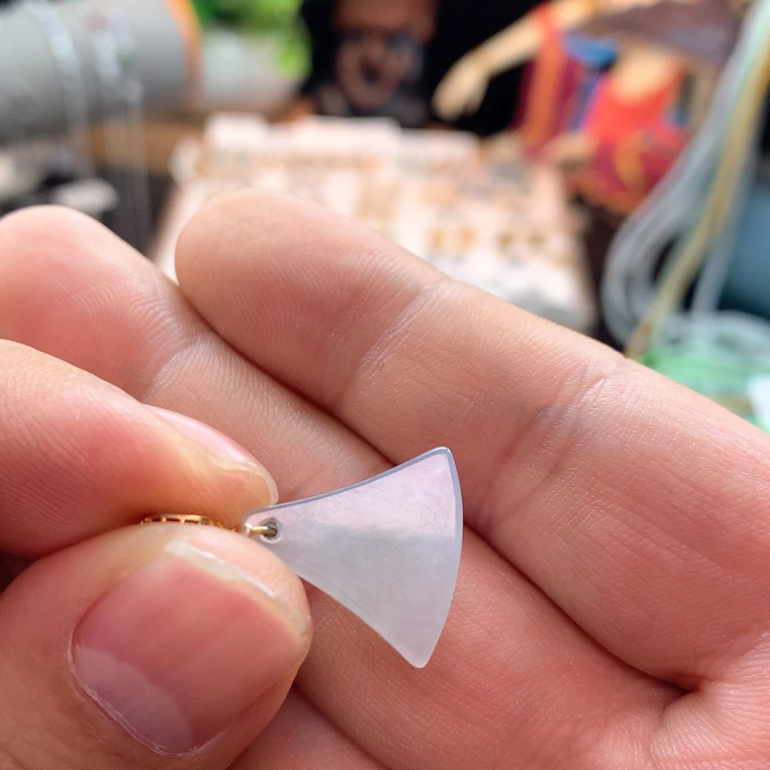 颈饰银S925镶嵌翡翠