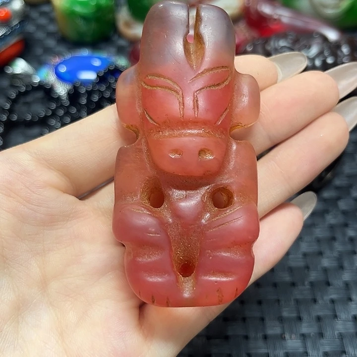 滴血莲花菩提把件