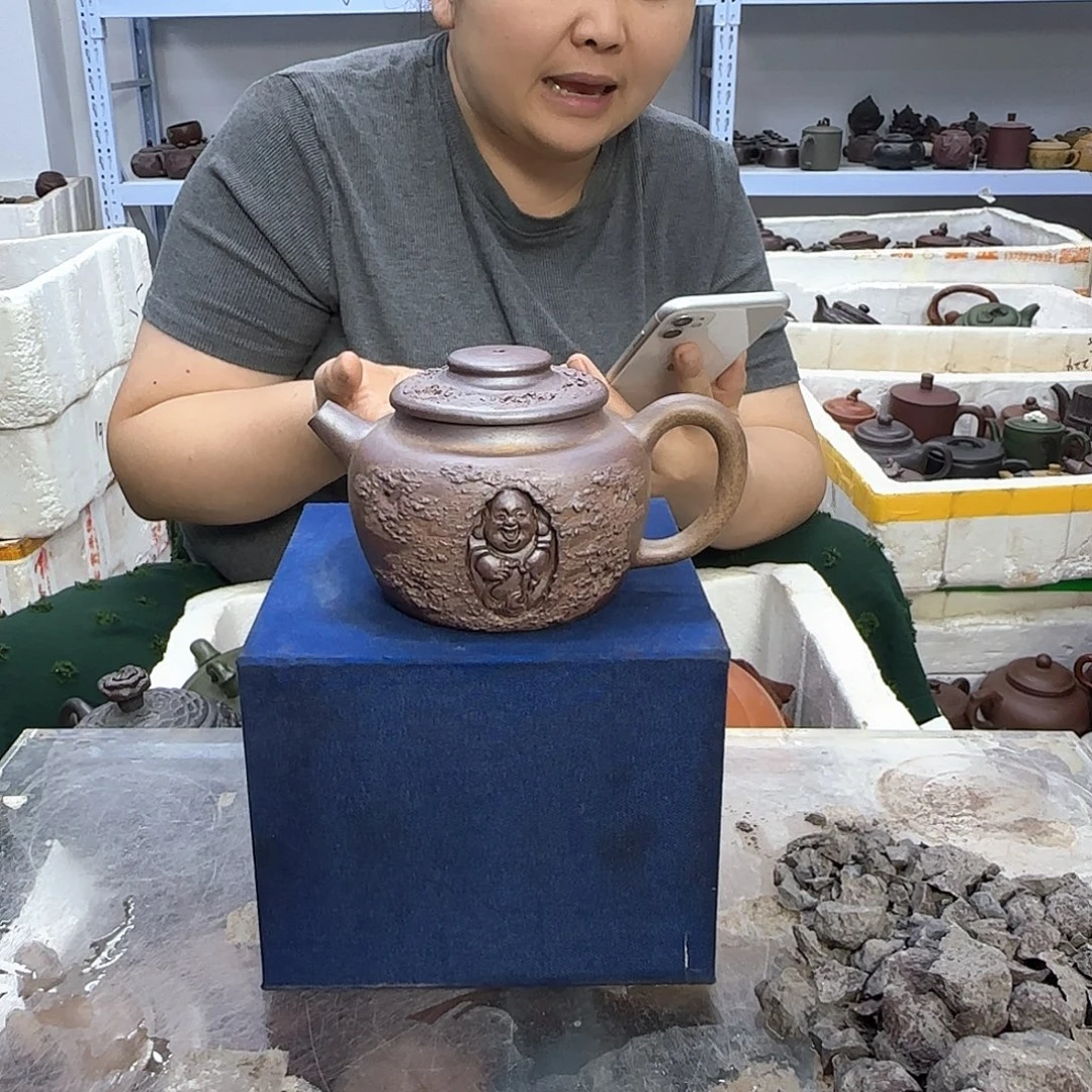 茶壶紫砂宜兴紫砂壶瑕疵