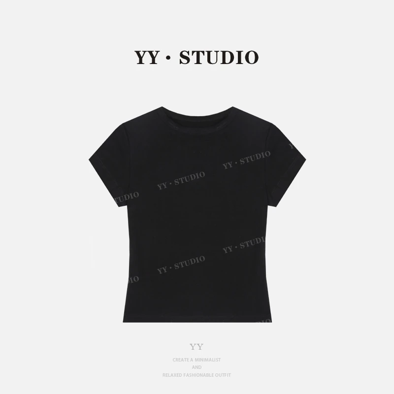 【YANYAN】夏季百搭纯色短袖T恤YY-3214