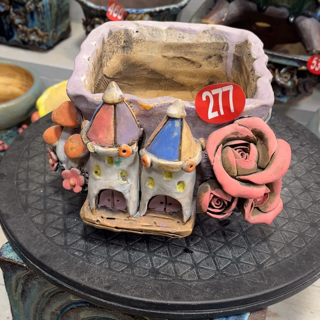 陶瓷微瑕277 陶然花盆厂家直销