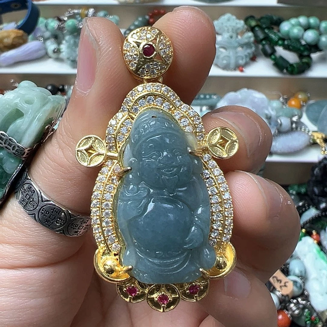 翡翠戒指未镶嵌炸