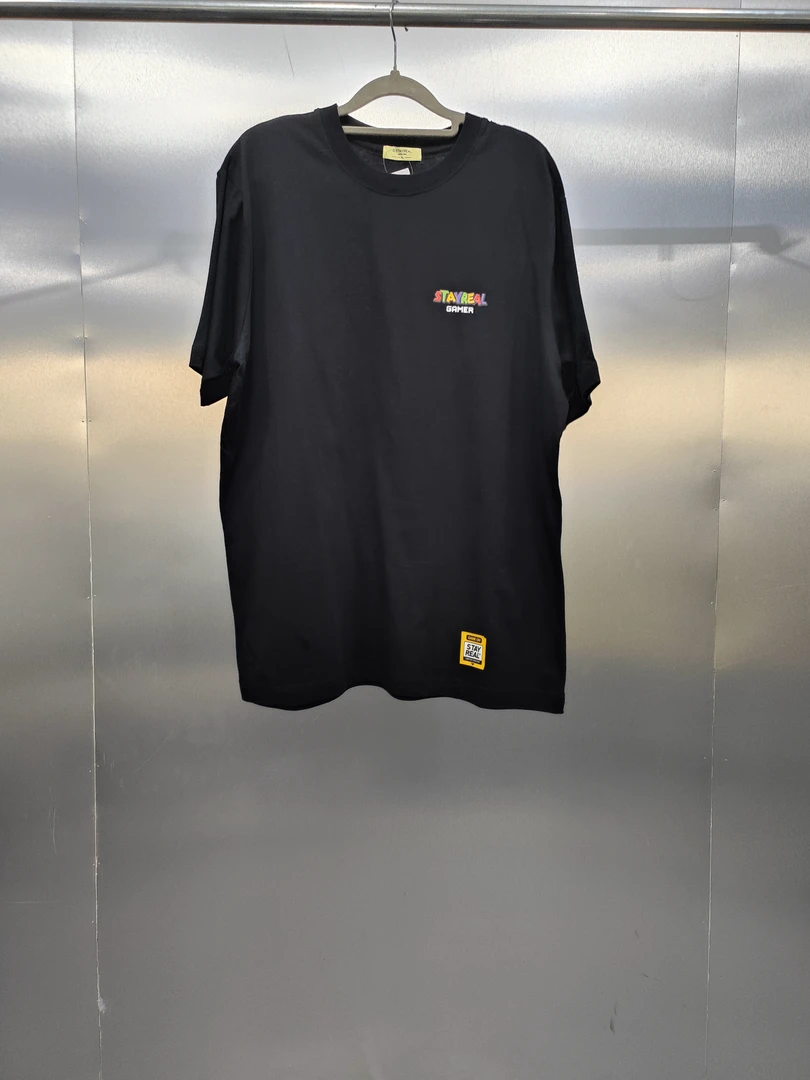 一楼-11578-STA夏款背面超级探险电玩印花百搭宽松圆领T恤