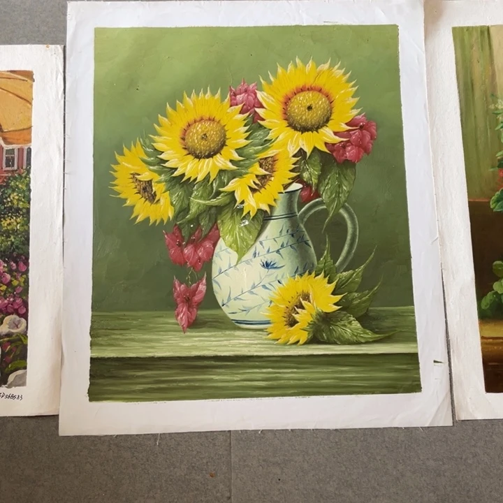 亮***晶油画油画作品入选5060