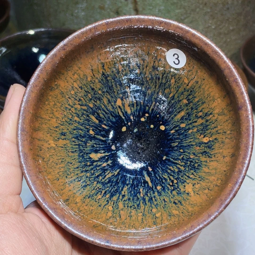 茶盏龙窑柴烧建盏3