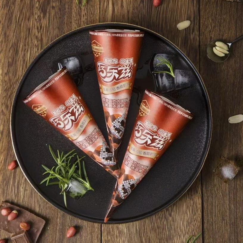 伊利巧乐兹香草巧克力口味脆筒冰淇淋73克雪糕同城送雪糕同城配