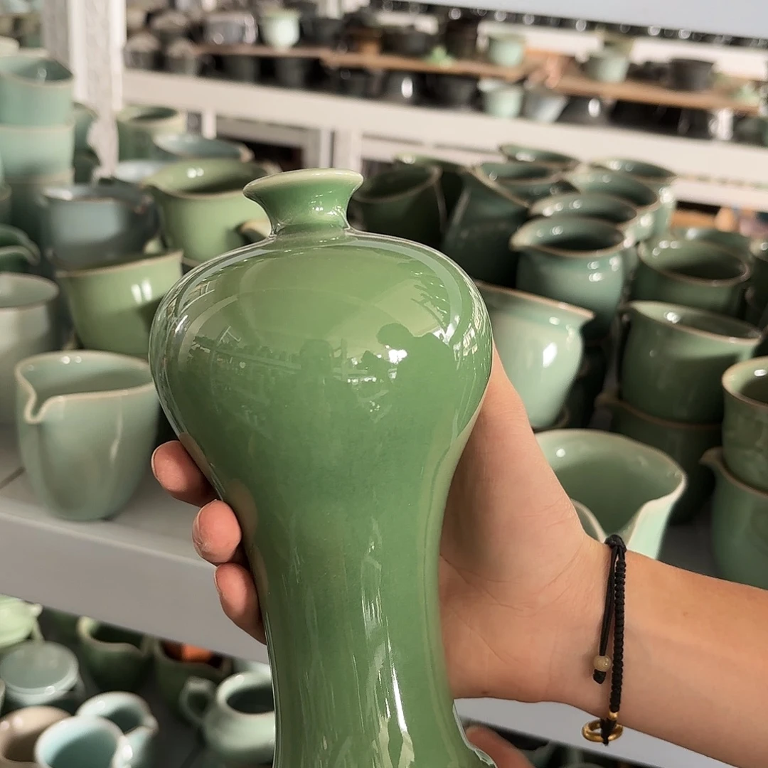 龙泉云间青瓷小米茶器