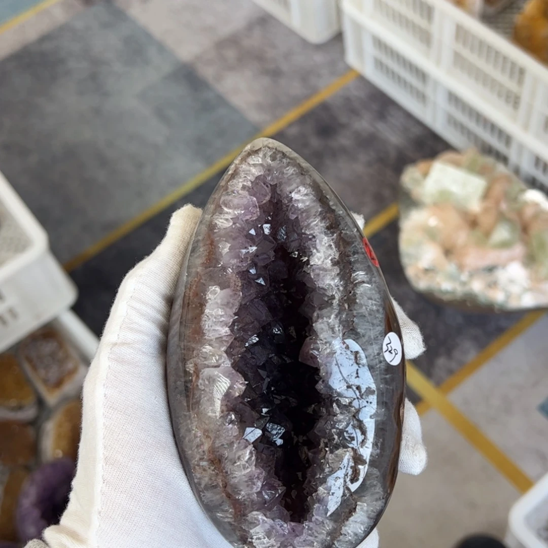 水晶摆件未镶嵌李*中钱袋子25