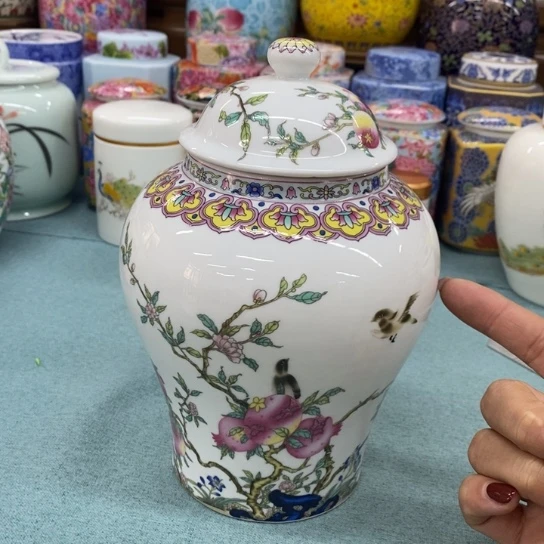 瓷片陶瓷茶叶罐密封罐