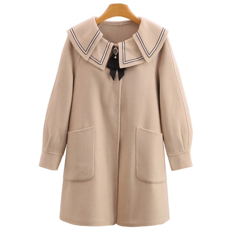 Q324#【年终青货】秋水家商场专柜款双面呢#BQS48B010