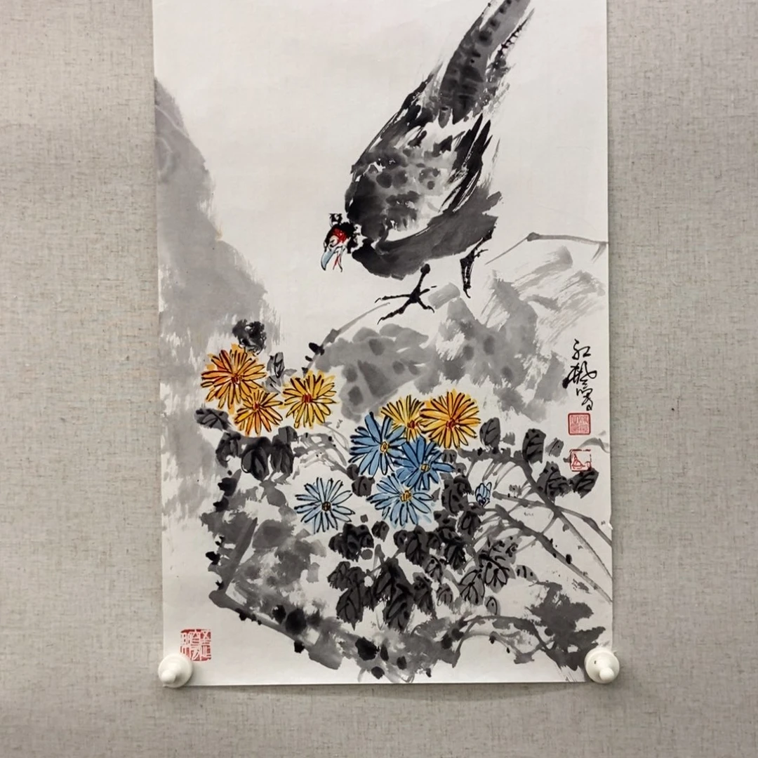 国画墨鱼精品墨鱼精品