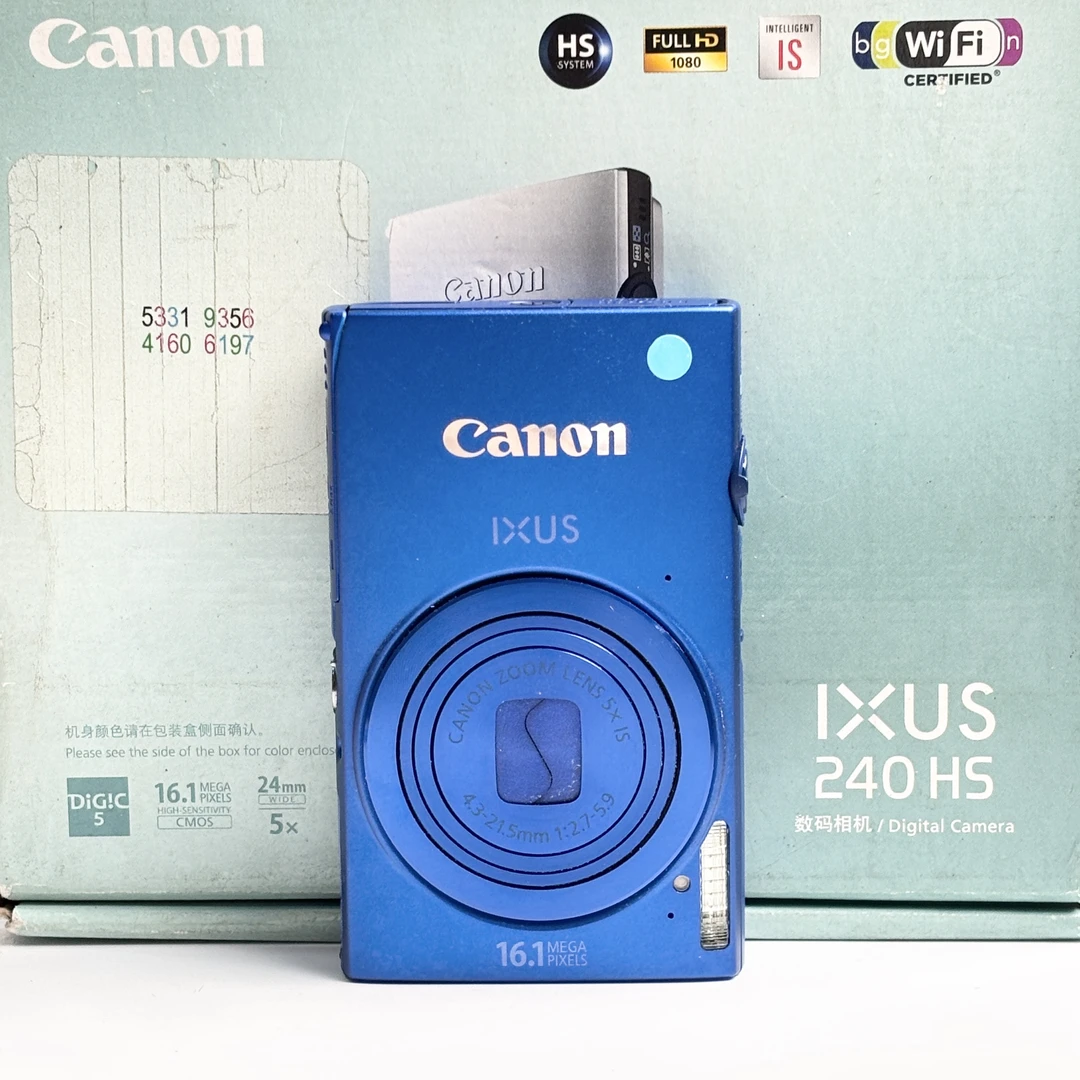 95新 Canon/佳能 ixus240爆款1600万像素10倍变焦复古ccd