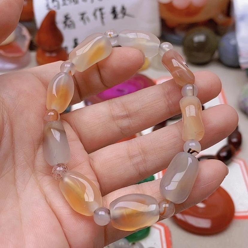 【闪购商品】未镶嵌玛瑙/玉髓珠宝半成品平****，