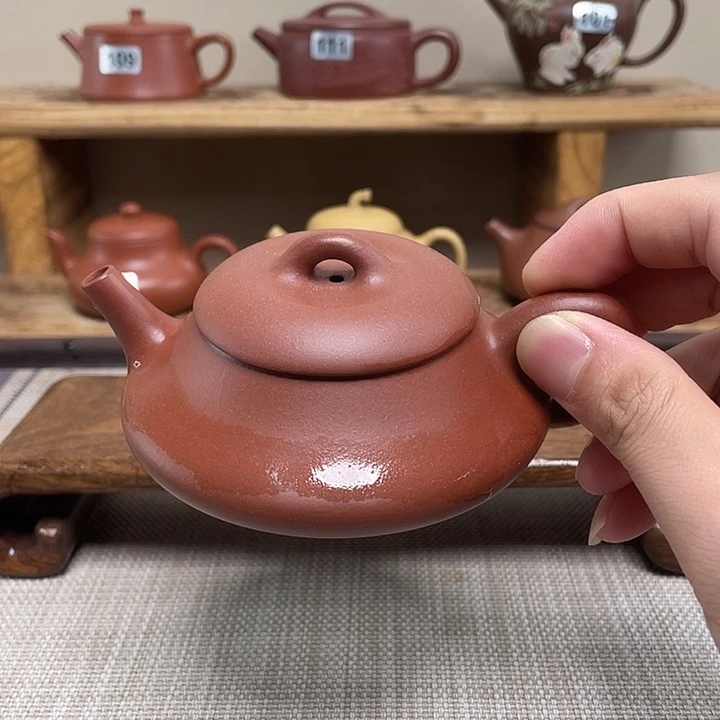 半***山茶壶紫砂原矿手工紫砂壶