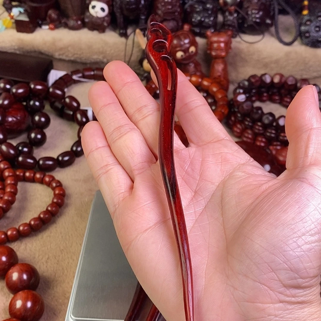 小叶紫檀手串/手链浅****～发簪