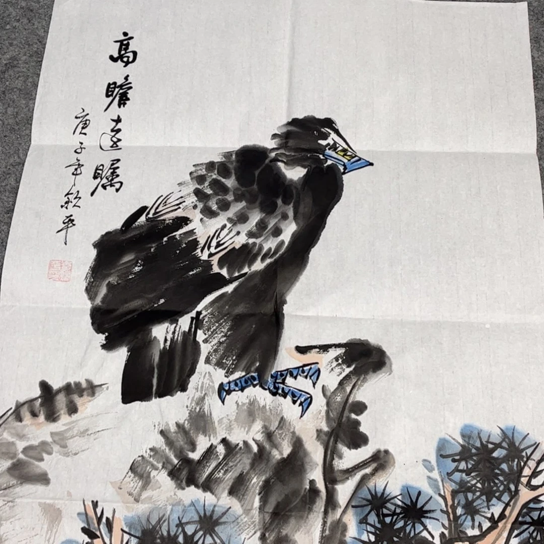 国画12.12纯手绘无边框作品