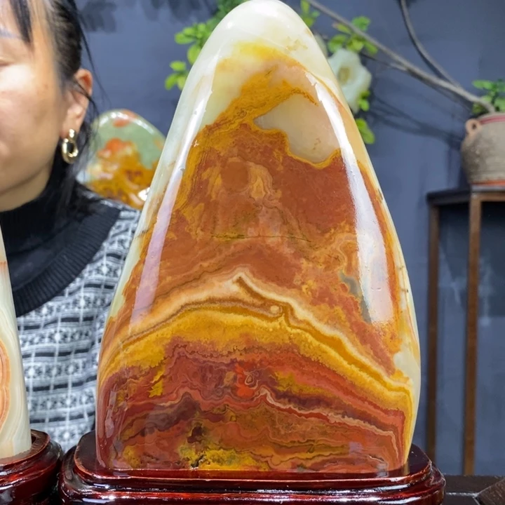 石材精品古青石摆件