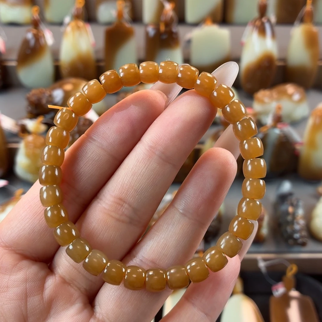 和田玉未镶嵌手串