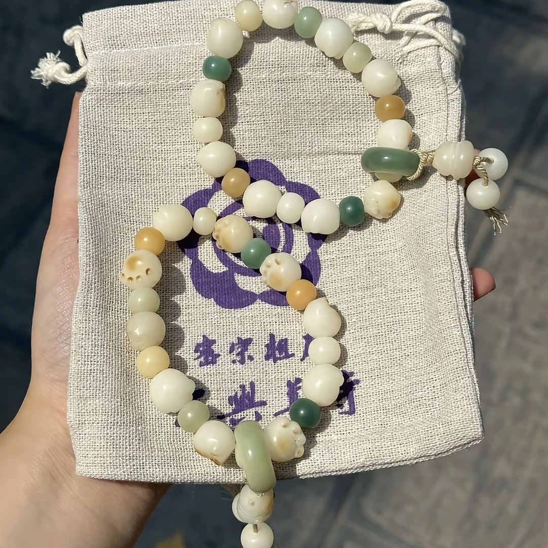 炭烧多宝菩提单圈手串-无礼盒-32289