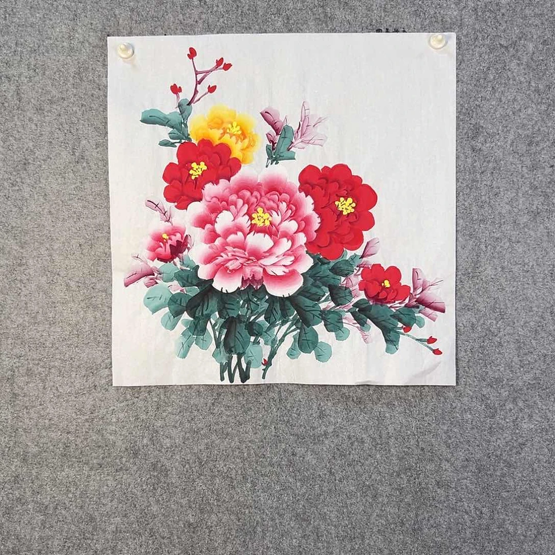 国画264 牡丹之歌传情传中之