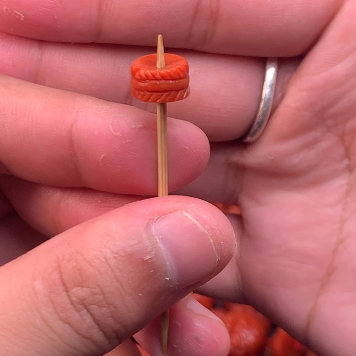 【闪购商品】未镶嵌配饰南红玛瑙卡10mm