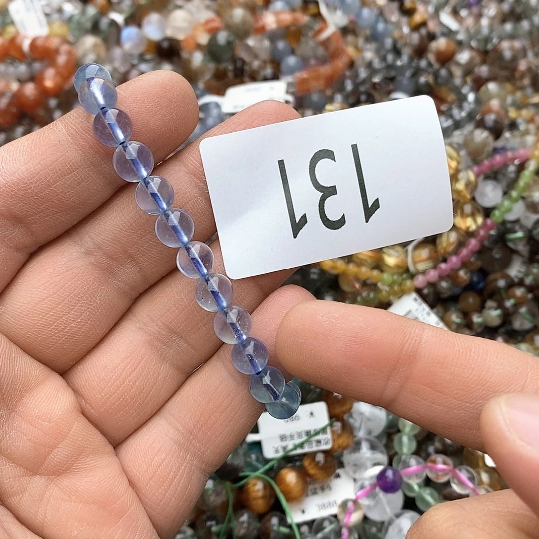 海蓝宝石手链未镶嵌手链