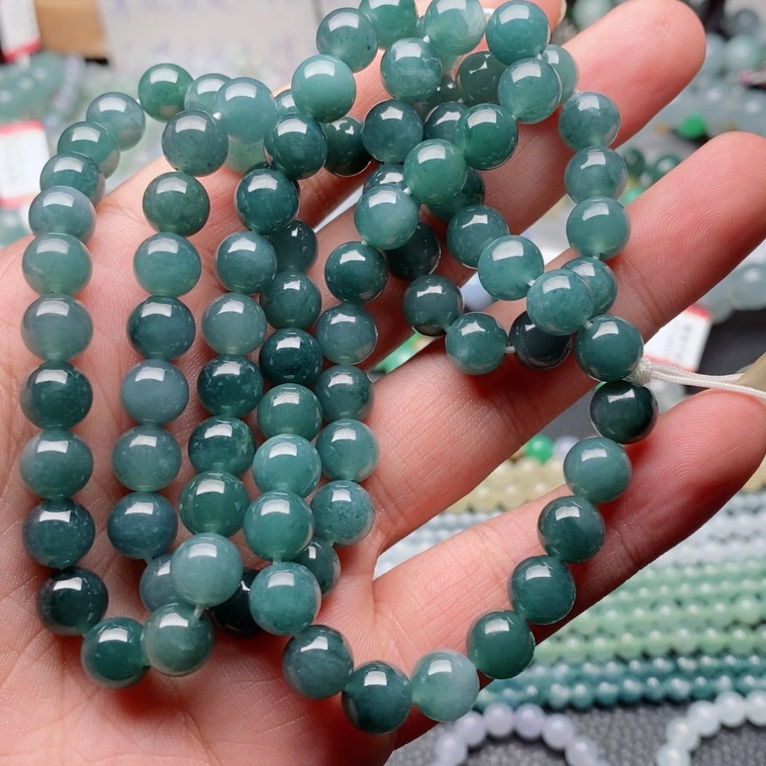 翡翠手链未镶嵌多样性发货