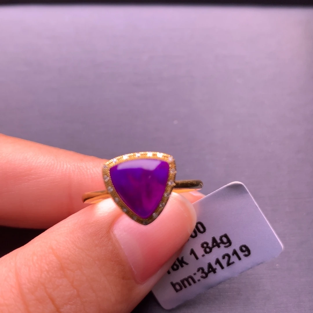 苏纪石（舒俱来）18K金镶嵌戒指