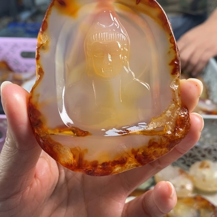 玛瑙/玉髓吊坠(不含链)未镶嵌
