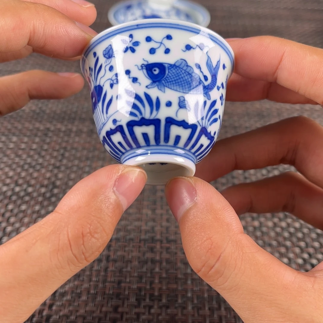 瓷片景德镇陶瓷杯子的
