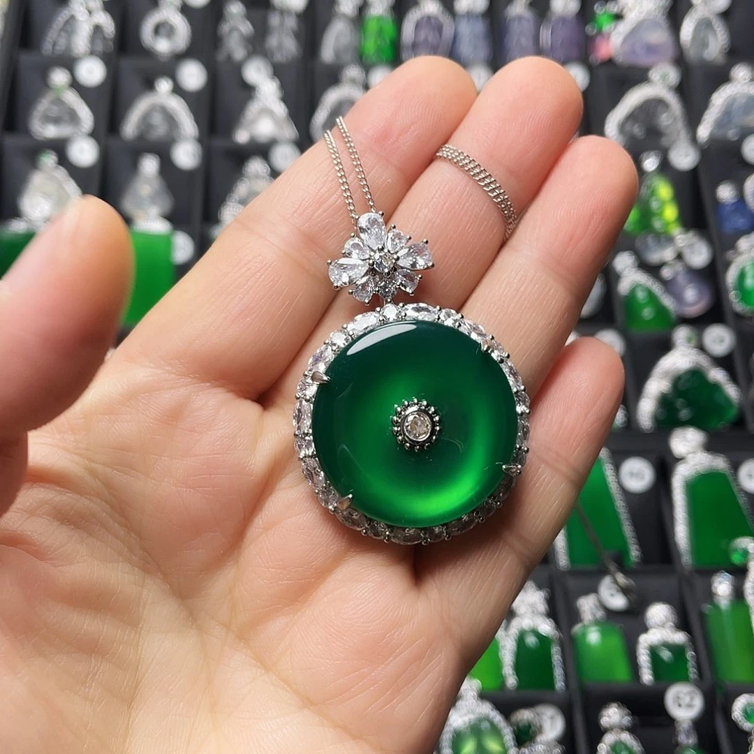 玛瑙/玉髓合金颈饰
