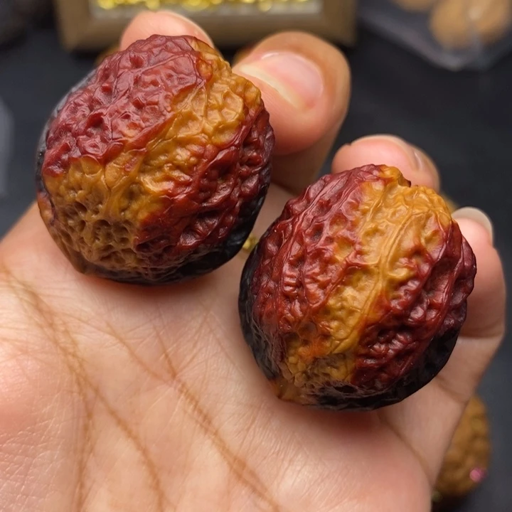 把件文玩核桃39尺蛇皮元宝