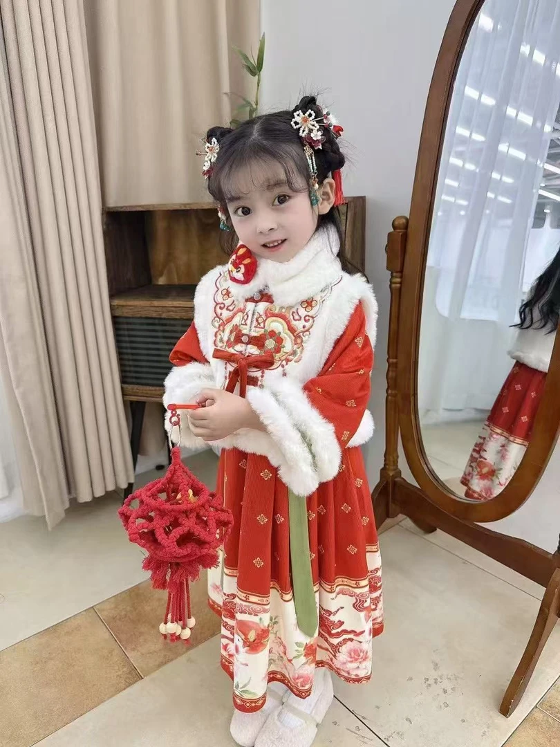 糖玉高货女童汉服中国风【岁岁平安】（0104）