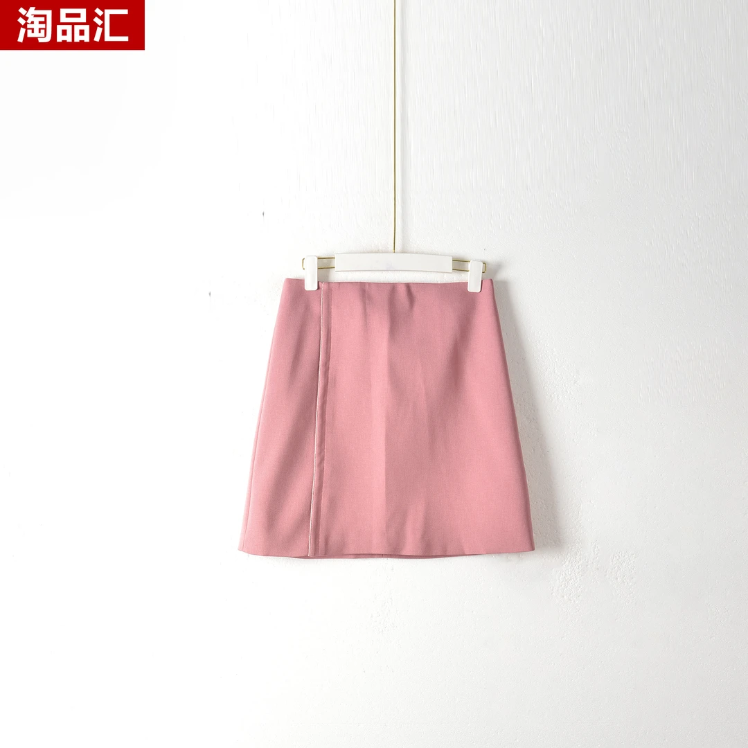 【F-10】深圳时尚女装WNC-半裙3242-粉色大两码