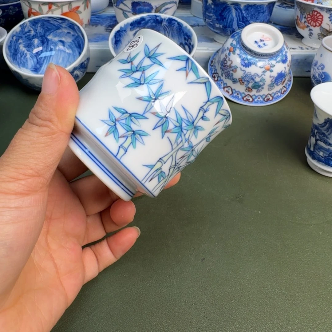 瓷景德镇纯手绘茶具圆圆206