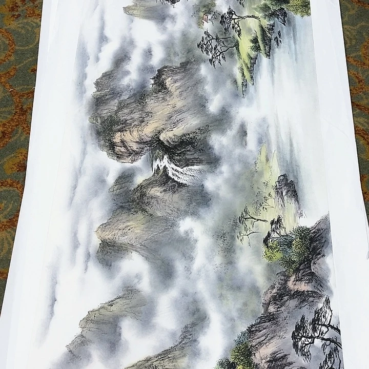 国画h***y小六尺画李成